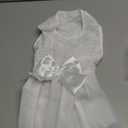 ASENKU Dog Dress Pet Wedding Dress Princess Lace Puppy Birthday Party Outfit Formal Apparel Girl for Small Medium Dogs Cats (Large, White)