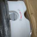 VEVOR Raised Toilet Seat with Arms, 350 lbs Capacity, 5-Inch Lift Height & Adjustable Width, Widened Commode Elevated Toilet Seat Riser with Handles for Seniors, Elderly, Handicap, Disabled, Adults