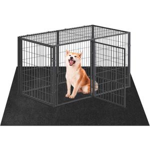 Dog Playpen Mat, Dog Crate Pad Liner for Kennel Training Under Pet Cage Mat Absorbs Waterproof Non-Slip Reusable Puppy Pad to Protect Floors, 29"48"