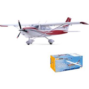 Fms Rc Planes for Beginners Remote Control Airplane for Adults Single-Engine Propeller Airplane 1500MM Cessna 182 Red 6 Channel Hobby Rc Airplanes PNP (No Radio, Battery, Charger)