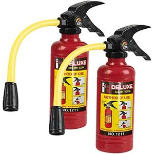 ArtCreativity Fire Extinguisher Squirt Toy for Kids (Set of 2) | 7 Water Gun with Realistic Design | Fun Outdoor Summer Toys for Boys and Girls | Novelty Gag Gift Item