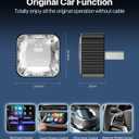 2026 Wireless CarPlay Adapter for iPhone, Premium Glass Finish Design, 5s Auto-Connect, Mini Wireless CarPlay Dongle Compatible with Apple CarPlay, Plug & Play for Factory Wired Cars, Low Latency