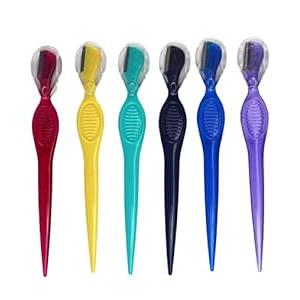 Iconikal Dermaplaning Eyebrow Razor Tool, Random Colors, 50-Pack