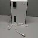 NineSky Dehumidifier,95 OZ Dehumidifiers for Home,(1000 sq.ft) Dehumidifiers for Basement Bathroom Bedroom with Auto Shut Off, Switchable 7 Colors Light(White)