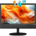 14 inch Flat Screen TV,Small TV with Digital ATSC Tuner,Antenna,Remote and HDMI/USB Ports,12 Volt Charger Cable for Car/Kitchen