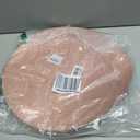 Tarklanda 100PCS Rose Gold Paper Placemats Disposable 13.4 Inch Round Glitter Paper Place Mat Mother's Day Decorative Shiny Table Mat for Birthday Wedding Holiday Party Sparkle Table Decor