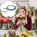 8 Rolls Floral Arranging Tape, Multipurpose Adhesive Florist Tapes Waterproof Florist Tape 0.24" Flower Stem Wrap Tapes Floral Wrap for Fresh Flower for Wedding Bouquet Stem Wrapping Crafts