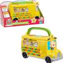 CoComelon Musical Learning Bus, Number and Letter Recognition, Phonetics, Yellow School Bus Toy Plays ABCs and Wheels on the Bus, by Just Play, H 16.6cm X W 30.8cm X D 11.8cm