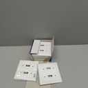 ENERLITES Toggle Switch Wall Plate, 2-Gang 4.88" x 4.92", Mid-Size, UL Listed, 8812M-W-10PCS, White (10 Pack)