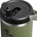 STANLEY IceFlow 2.0 Flip Straw Tumbler with Handle 40 oz | Twist On Lid and Flip Up Straw | Leakproof Water Bottle | Insulated Stainless Steel | BPA-Free | Dried Pine