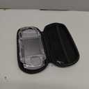 EVA Hard Storage Case for PSP 2000/3000, Portable Travel Carrying Bag with Transparent Protector Shell, AntiShock Interior, Wrist Strap & Double Zipper Design