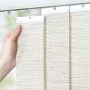 UNISHADES Vertical Blind Replacement Slats for Indoor Windows Modern Window Treatment, Light Filtering, Easy DIY, 25-Pack Beige, 3.5" x 82.5"