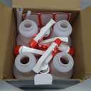 Plastic Spray Bottle (4 Pack, 24 Oz, All-Purpose) Heavy Duty Spraying Bottles Leak Proof Mist Empty Water Bottle for Cleaning Solution Planting Pet with Adjustable Nozzle and Measurements