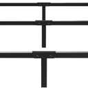 Superay Metal Bed Frame, 9-Leg Bed Base 8 inches Support for Box Spring and Mattress Set, King, Easy Assembly, Black