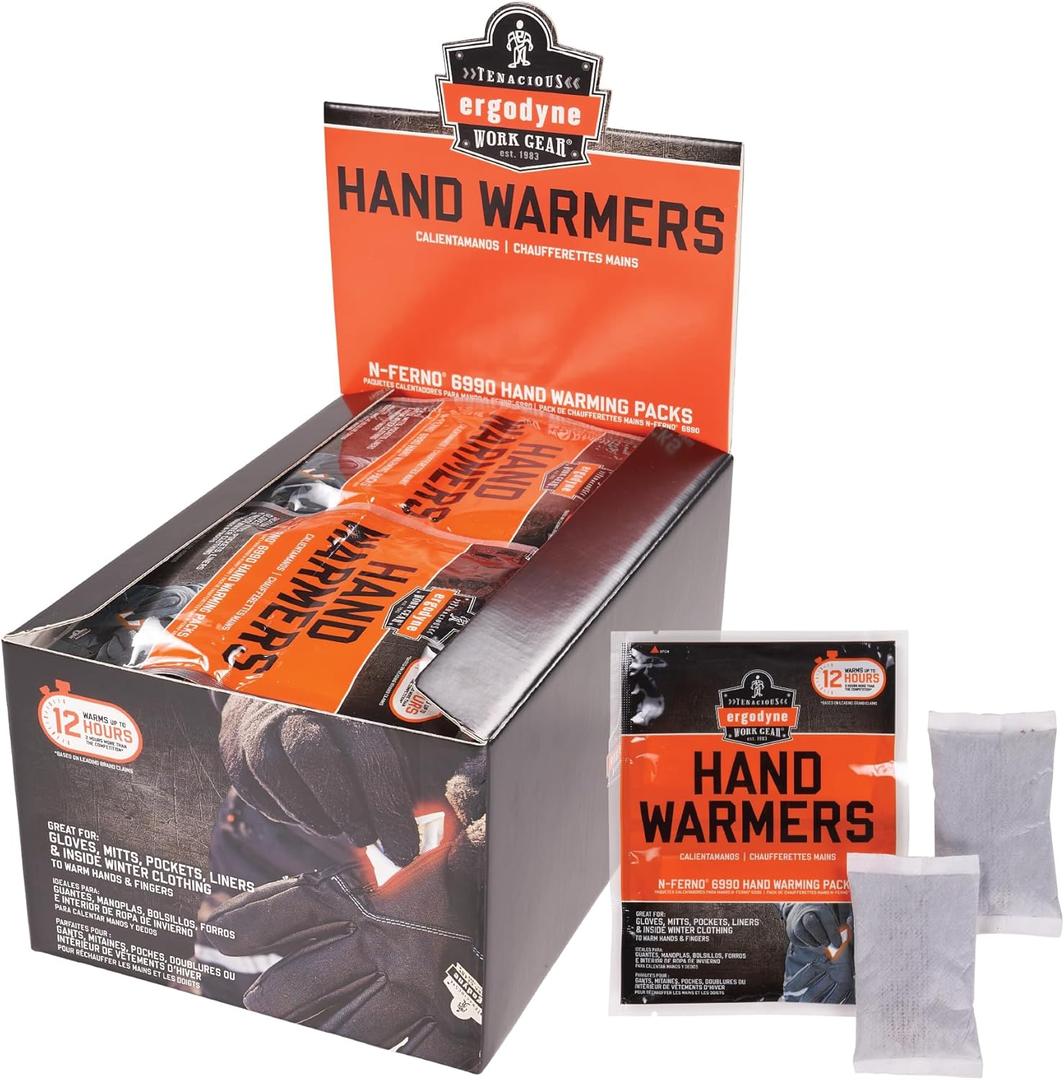 Ergodyne N-Ferno Warming Packs, White (16990)