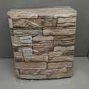 20PCS 3D Wall Panels Peel and Stick 3D Brick Wallpaper Peel and Stick Faux Stone Wall Panel Foam Brick Self-Adhesive Wallpaper(Rock,20pcs)