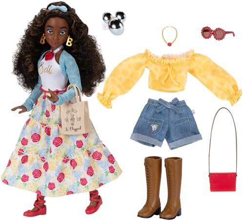 Disney ILY 4ever Fashion Dolls Inspired by Belle 11.5" Tall with 13 Points of Articulation, Two Complete Mix-and-Match Outfits and a Glittery Mickey Ring Included for You!