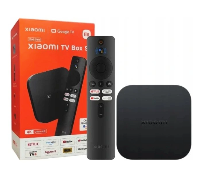 Xiaomi Mi TV Box S (2.Gen) Black, 4K Ultra HD