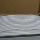 Adorox Metal Garden Arch Trellis for Climbing Plants 7.8ft Outdoor Arch Wedding Halloween Christmas Vine Trellis Pumpkin Archway Assemble Freely 2 Sizes White (White+Standard Tube)