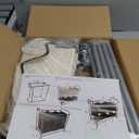 STORAGE MANIAC 3 Section Laundry Sorter, 35.9 Gal (136 L) Laundry Hamper Cart with Heavy Duty Rolling Lockable Wheels and Removable Bags, Clothes Organizer Basket Clothes Separator Hamper, Beige