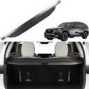 Cargo Cover for CX90 2024 2025 for Mazda CX-70 Accessories Rear Trunk Cover Rear Trunk Security Cover Shielding Shade, Black