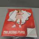 Morph - Pink Baseball Player Costume For Kids, Softball Halloween Costumes For Girls, Movie Character Costumes Toddler (12-14 Years)