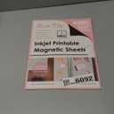 Stone City Printable Magnetic Sheets Make Refrigerator Photo Magnet Glossy Print Paper 12mil Thickness for Inkjet Printers 8.5x 11 Inches 5 Sheets