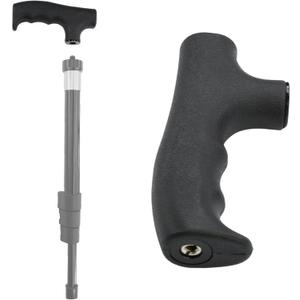 CamDesign Monopod Handle Adapter Walking Stick Cane Monopod Head Attachment Converter Trekking Pole Handle Grip for Hiking Climbing Photography