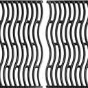 Grill Grates Replacement for Napoleon Prestige PRO 500 Gas Grills, Cast Iron Grill Cooking Grids, 17 3/4", 2 Pack