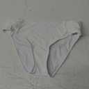 Vogueric Women's Bikini Bottoms Side Shirred Hipster Swimsuit Bottom Low Waisted Bathing Suit Bottoms White, Small