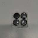 2025 Air Tracker Tags-4 Pack Item Locator for Android & iOS Bluetooth Tracker,Key Finders,Smart Tags Work with Apple Find My & Google's Find Hub (Black, for Android & iOS for iOS (4 Pack)