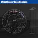 5x4.5 5x4.75 Wheel Spacers,1/4"(6mm) Wheel Spacer Adapters 78.1mm Hub Bore for 1964-2014 Mustang 1991-2011 Ranger 1984-2001 Cherokee 1987-2006 Wrangler 1991-2012 Town Car 1992-2021 Camry