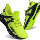 UMYOGO Women's Running Shoes Non Slip Athletic Tennis Walking Blade Type Sneakers (9, Green)