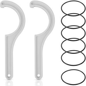 Calvana 2 Water Filter Wrenches with 6 Durable O-Rings, Compatible wih APEC Water System Ensuring Seamless Replacement and Reliable Filtration