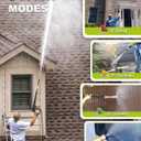4500PSI PressureWasher PowerWashers 4 Quick Connect Nozzles and Foam Cannon for Cars Driveways Patios Fences