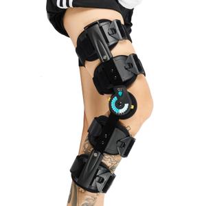 Medibot Adjustable Medical Hinged ROM Knee Brace with Straps for Maximum Support, Pain Relief & Stability, Post Op Knee Support for Injury Recovery, Arthritis, ACL, MCL, Meniscus Tear, Left,Right Leg