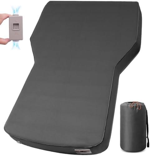 NYECHTO Camping Air Mattress for Tesla Model Y with Built-in Electric Air Pump, 3.93“ Extra Thick Foam Self Inflating Sleeping Pad for Camping, Fast Inflate & Deflate, 9.5 R-Value Car Camping Pads Bed