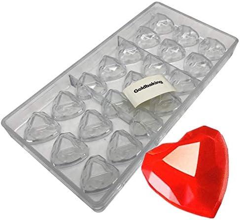 Goldbaking Chocolate Mold Poly-carbonate Chocolate Mould Candy Tray