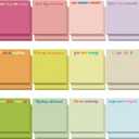 Yinder 24 Pcs Sticky Notes Gifts Bulk,Inspire,Macaron Colors | Back to School Supplies Motivational Sticky Notes Pad Employee Appreciation Gift for Teacher Coworker Office 3 x 3''