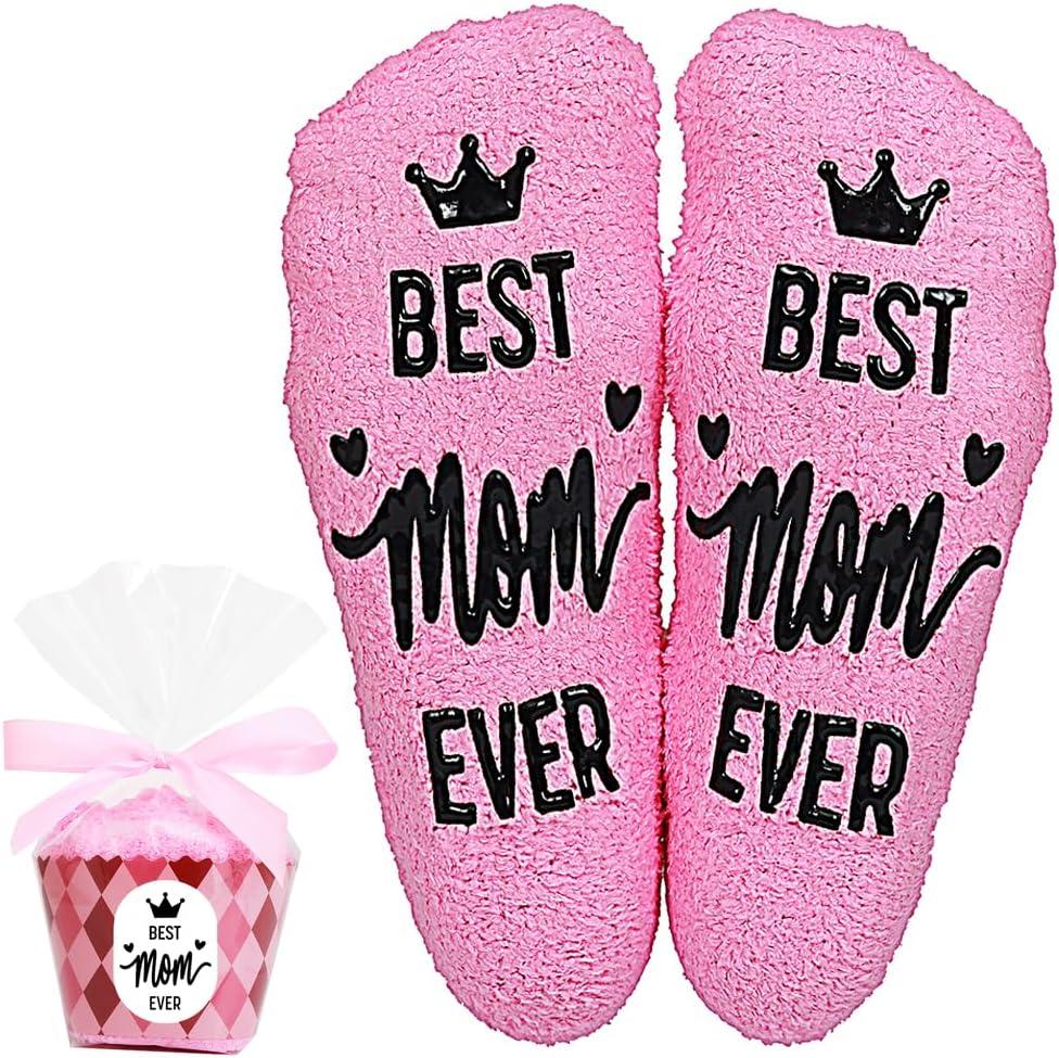 TITTOK Gifts For Mom Gifts For Women Mom Birthday Gifts From Daughters Son Mama Mommy Mothers Day Gifts Socks (Pink)