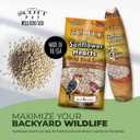 Scott Pet Wild Bird Seed, Sunflower Hearts, 8 lbs Bag, For All Feeder Types, Great Source of Protein, Food for Outside Wild Birds