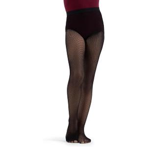 Capezio Big Girls' Studio Basics Fishnet Seamless Tight