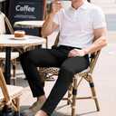 GINGTTO Mens Dress Pants Slim Fit Chino Pants for Men Stretch, Size XL