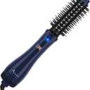 Hair Dryer Brush, Aima Beauty 4-in-1 Upgrade Hot Air Straightener Curler Function for Women, Hair Styling Tools, Prussian Blue-Round