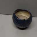 Ceramic Pots for Plants - 4 Inch Plant Pots for Indoor Outdoor, Small Planter with Drainage Hole, Unique Flower Pot, Decorative Modern Round Planter, Office Decor, Home Gifts, Retro Blue, 4.5 Inch