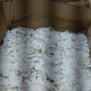 305PCS Ivory Hydrangea Artificial Flowers Bulk with Stems, Silk Fake Hydrangea Heads for Wedding Centerpieces, Home Decor, Outdoor Party, Table Arrangements, DIY, Bouquet