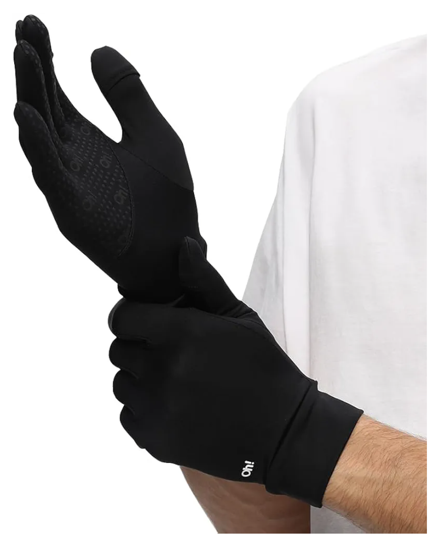 Men Cycling Gloves Touchscreen Full Finger Sun UV Protection UPF 50+ Summer Gloves for Driving Fishing