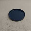 Ceramic Flower Pot Saucers, 9 Inch Plant Pot Saucers for Indoors Plants, Plant Trays for Pots Holding Water Drips and Soil, Drainage Tray for Plant Pot (Blue) (9in(1 Pack))