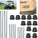 10L0L Front Spring A-Arm Bushing Sleeves Kit for Club Car Precedent 2004-up Golf Cart, Replace OEM 102289901 1029562-01 1022874011 102288101 102287701 1102287601