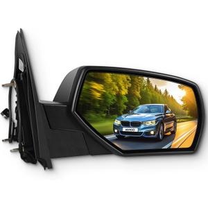 SCITOO Side View Mirror Passenger Side Mirror Compatible with 2014-2018 For Chevy Silverado 1500 2014-2017 For GMC Sierra 1500 Power Adjustment Heating